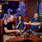 De gauche à droite : Nicolas Munoz (Divine), Pasa Omerasevic (Bluebird), Marie Picard (l’Officine du Louvre), Alessio Zenaro Mendoza (Bluebird), Ugo Moretto (Fief)