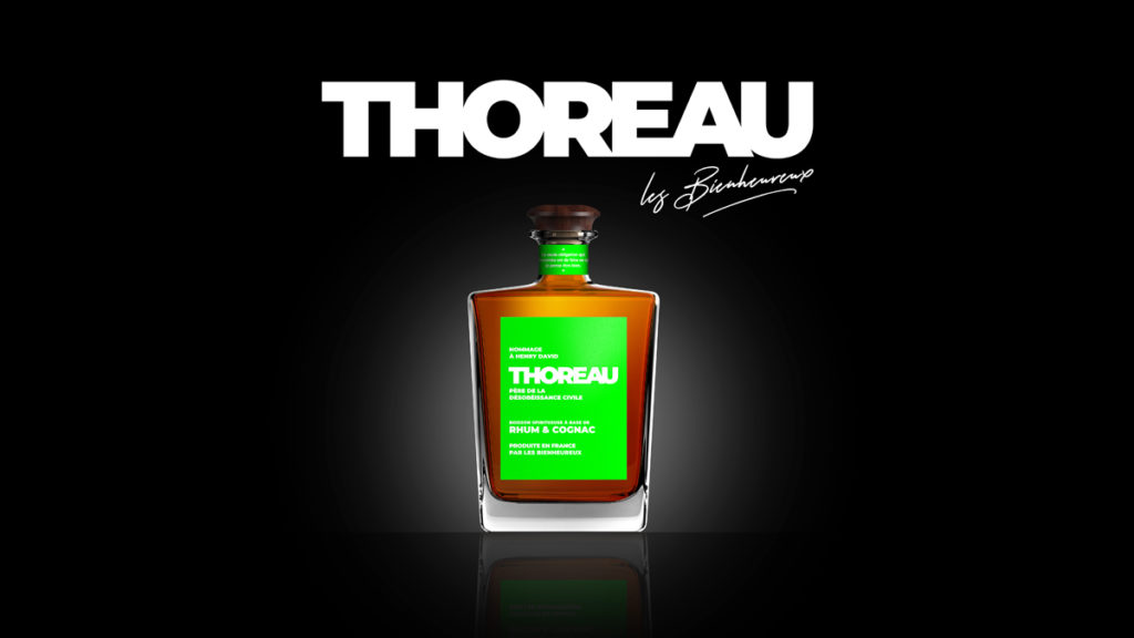 LES BIENHEUREUX LANCENT THOREAU : UNE BOISSON SPIRITUEUSE INÉDITE À BASE DE RHUMS GUATÉMALTÈQUES (70%) ET DE COGNAC V.S.O.P. (30%) (COMMUNIQUÉ)