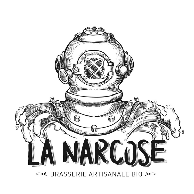 Biere Alsace La Narcose Scaphandrier Noir logo - Barmag.fr