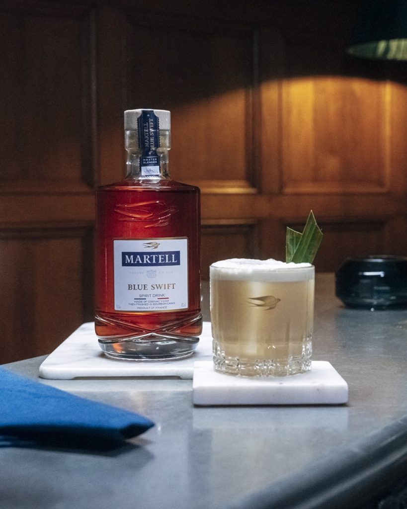 MARTELL BLUE SWIFT SOUR COCKTAIL IMAGE