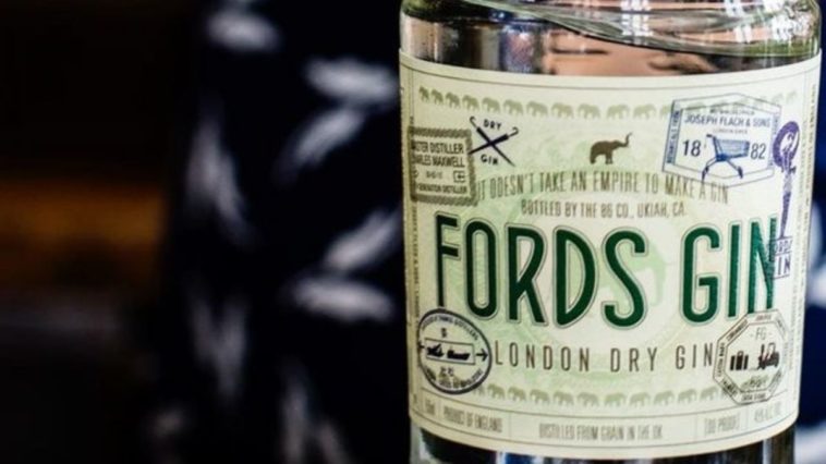 London dry gin fords Banner BARMAG