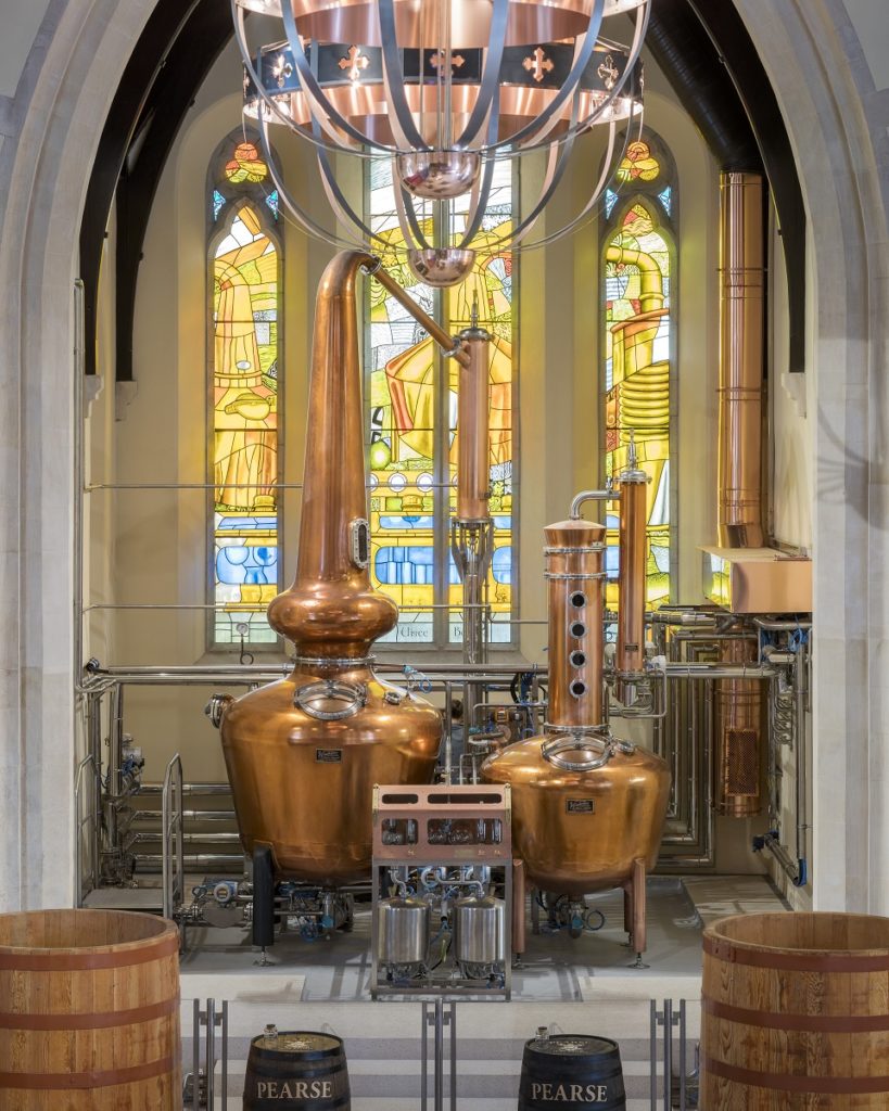 whisky irlandais Pearse Lyons Distillery_Pot stills Might Molly and Little Lizzy