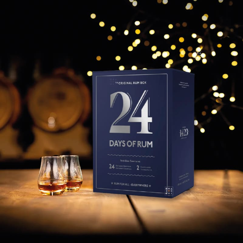 1423, 24 Days Of Rum - calendrier de l'avent du rhum - édition bleue :  : Epicerie