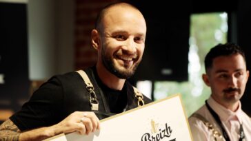 Tony Thémiot, lauréat du Breizh Cocktail Contest