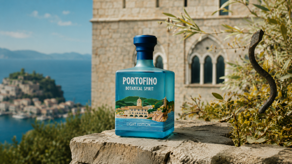 PORTOFINO DRY GIN SIGNE SON PREMIER PORTOFINO BOTANICAL SPIRIT : LIGHT EDITION TITRÉ À 20 % VOL. (COMMUNIQUÉ)